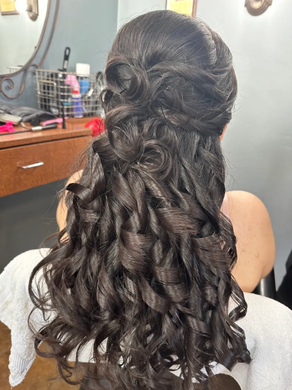 Wedding and prom hair styling by Angelica's Beauty Salon, Santa Barbara (7)